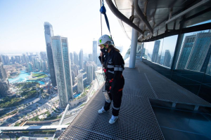 BURJ KHALIFA LEVEL 124 EDGE WALK PEAK