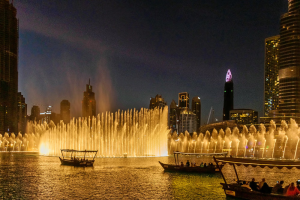 Dubai Fountain Walk Bridge