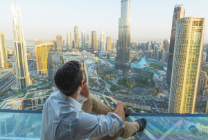 AT THE TOP BURJ KHALIFA LEVEL124-EDGE WALK NON PEAK