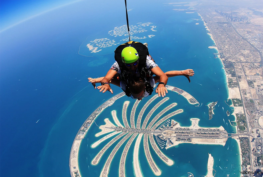 Tandem Skydive Palm Dropzone Dubai