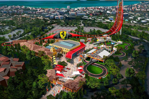 Abu Dhabi City tour with FerrarI-Warner bros-Yas water park